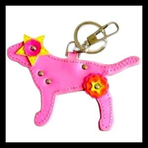 Rare Vintage Victoria’s Secret Pink Dog Keychain